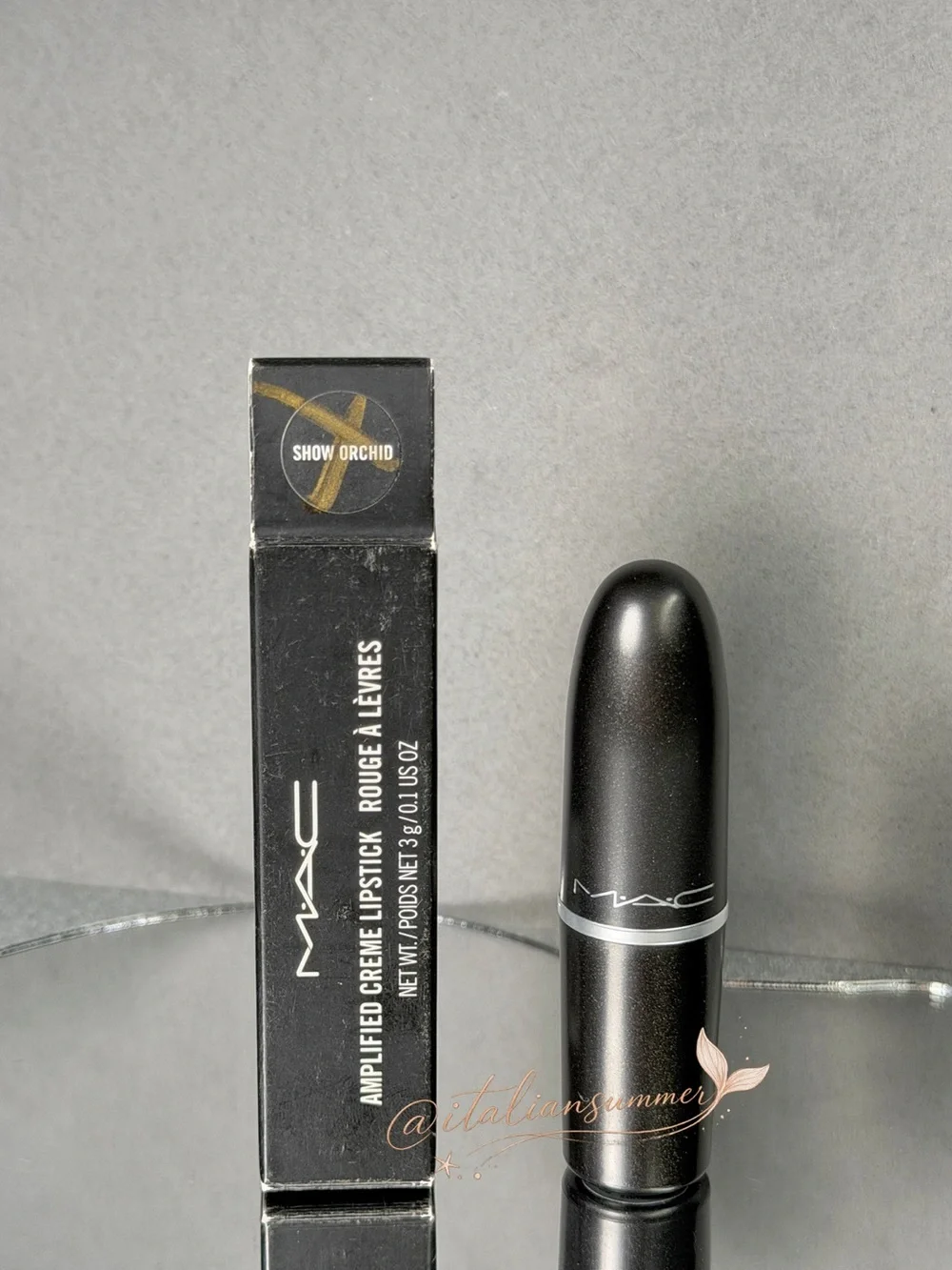 MAC Show Orchid Amplified Lipstick Discontinued Rare Authentic New In Box